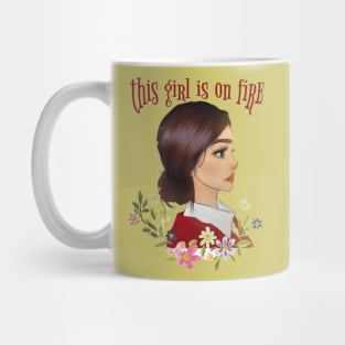 This girl is on fire 🔥 Mug